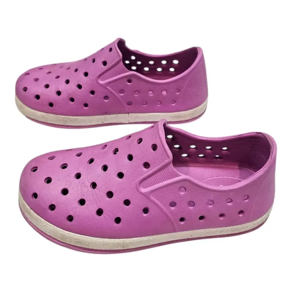 Cat And Jack Girls 2 Pairs of Play Slip On Shoes Size 7
